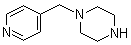 structure of CAS# 62089-74-1, 1-(4-Pyridylmethyl)piperazine;1-(Pyridin-4-ylmethyl)piperazine; N-(Pyridin-4-ylmethyl)piperazine