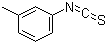 structure of CAS# 621-30-7, 3-Methylphenyl isothiocyanate;m-Tolyl isothiocyanate