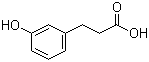 structure of CAS# 621-54-5, 3-(3-Hydroxyphenyl)propanoic acid;m-Hydroxyhydrocinnamic acid; 3-Hydroxybenzenepropanoic acid; 3-(3-Hydroxyphenyl)propionic acid; 3-(m-Hydroxyphenyl)propionic acid; 3-Hydroxydihydrocinnamic acid; 3-Hydroxyphenylpropionic acid