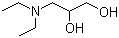 structure of CAS# 621-56-7, 3-(Diethylamino)-1,2-propanediol