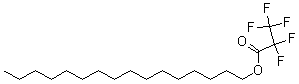 Pentafluoropropionic acid hexadecyl ester molecular structure (CAS 6222-07-7)