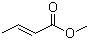 structure of CAS# 623-43-8, trans-Methyl crotonate ;(E)-2-Butenoic acid methyl ester