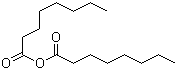 辛酸酐分子结构 (CAS 623-66-5)