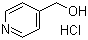 4-Pyridinemethanol hydrochloride molecular structure (CAS 62302-28-7)