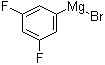 structure of CAS# 62351-47-7, 3,5-Difluorophenylmagnesium bromide