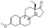 (±)-13-Ethyl-3-methoxygona-2,5(10)-dien-17-one molecular structure (CAS 6236-40-4)