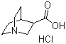 结构式 CAS# 6238-34-2, 奎宁环-3-甲酸盐酸盐