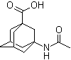 3-Acetylaminoadamantane-1-carboxylic acid molecular structure (CAS 6240-00-2)