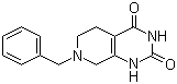 7-Benzyl-5,6,7,8-tetrahydropyrido[3,4-d]pyrimidine-2,4(1H,3H)-dione molecular structure (CAS 62459-02-3)