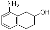 结构式 CAS# 624729-66-4, 8-氨基-1,2,3,4-四氢-2-萘酚