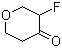 结构式 CAS# 624734-19-6, 3-氟二氢-2H-吡喃-4(3H)-酮
