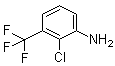 2-Chloro-3-(trifluoromethyl)benzenamine molecular structure (CAS 62476-58-8)