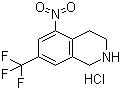 7-(Trifluoromethyl)-1,2,3,4-tetrahydro-5-nitroisoquinoline hydrochloride molecular structure (CAS 625126-83-2)