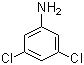 结构式 CAS# 626-43-7, 3,5-二氯苯胺