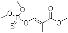 structure of CAS# 62610-77-9, trans-Methacrifos;(E)-3-[(Dimethoxyphosphinothioyl)oxy]-2-methyl-2-propenoic acid methyl ester; CGA 20168