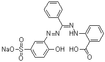 Zincon monosodium salt molecular structure (CAS 62625-22-3)