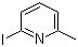 2-Iodo-6-methylpyridine molecular structure (CAS 62674-71-9)