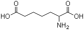 structure of CAS# 627-76-9, (+/-)-2-Aminopimelic acid;2-Aminoheptanedioic acid