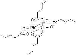structure of CAS# 62728-88-5, Tetrakis(pentanoato)dirhodium