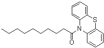 10-(1-Oxodecyl)-10H-phenothiazine molecular structure (CAS 6283-45-0)