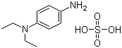 对氨基二乙基苯胺硫酸盐分子结构 (CAS 6283-63-2)