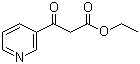 structure of CAS# 6283-81-4, Ethyl 3-oxo-3-(3-pyridyl)propionate;Ethyl 3-pyridoylacetate