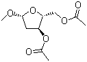 Methyl-2-deoxy-beta-D-ribofuranoside diacetate molecular structure (CAS 62853-55-8)