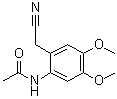 N-[2-(Cyanomethyl)-4,5-dimethoxyphenyl]acetamide molecular structure (CAS 6286-51-7)