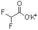 Potassium difluoroacetate molecular structure (CAS 6291-26-5)