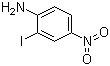 结构式 CAS# 6293-83-0, 2-碘-4-硝基苯胺
