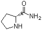 structure of CAS# 62937-45-5, D-Prolinamide;(R)-Prolinamide