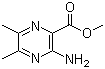 3-Amino-5,6-dimethyl-2-pyrazinecarboxylic acid methyl ester molecular structure (CAS 6294-72-0)