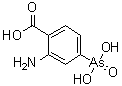 2-Amino-4-arsonobenzoic acid molecular structure (CAS 6295-18-7)
