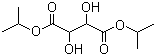 structure of CAS# 62961-64-2, Diisopropyl D-tartrate;(-)-Diisopropyl D-tartrate; D-(-)-Tartaric acid diisopropyl ester