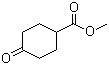 Methyl 4-ketocyclohexanecarboxylate molecular structure (CAS 6297-22-9)