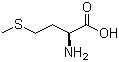 结构式 CAS# 63-68-3, L-蛋氨酸; L-甲硫氨酸; L-2-氨基-4-甲硫基丁酸