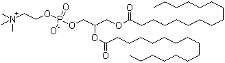 structure of CAS# 63-89-8, 1,2-Dipalmitoyl-sn-glycero-3-phosphocholine;(R)-(4-Oxido-10-oxo-7-palmitoyl-3,5,9-trioxa-4-phosphapentacosyl)trimethylammonium 4-oxide