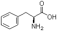L-苯丙氨酸分子结构 (CAS 63-91-2)