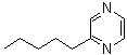 戊基吡嗪分子结构 (CAS 6303-75-9)