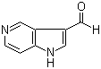 结构式 CAS# 630395-95-8, 1H-吡咯并[3,2-c]吡啶-2-甲醛