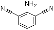 结构式 CAS# 63069-52-3, 2,6-二氰基苯胺; 2-氨基间苯二腈