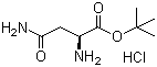 structure of CAS# 63094-81-5, tert-Butyl L-asparaginate hydrochloride;(S)-Asparagine tert-butyl ester hydrochloride; L-Asparagine tert-butyl ester hydrochloride