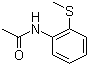 结构式 CAS# 6310-41-4, N-乙酰基-2-(甲硫基)苯胺