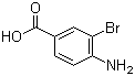 4-Amino-3-bromobenzoic acid molecular structure (CAS 6311-37-1)