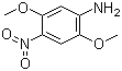 2,5-Dimethoxy-4-nitroaniline molecular structure (CAS 6313-37-7)
