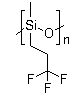 结构式 CAS# 63148-56-1, 聚(甲基 3,3,3-三氟丙基)硅氧烷