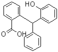 2-[(2-Hydroxyphenyl)phenylmethyl]benzoic acid molecular structure (CAS 6315-39-5)