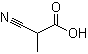 structure of CAS# 632-07-5, 2-Cyanopropanoic acid;2-Cyanopropionic acid; NSC 528442; alpha-Cyanopropionic acid