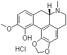 Bulbocapnine hydrochloride molecular structure (CAS 632-47-3)