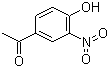 结构式 CAS# 6322-56-1, 4'-羟基-3'-硝基苯乙酮